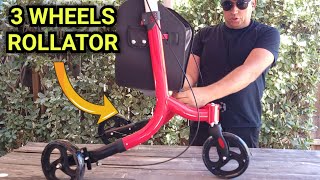 VEVOR 3 Wheels Rollator Walker for Seniors Assembly Video [upl. by Arline]