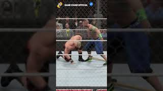 John Cena Vs Brock Lesnar shortsfeed johncena brocklesnar gamechaseofficial wwe2k viralvideo [upl. by Okeim]