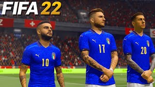 Switzerland vs Italy  World Cup Qualifiers  at Stade de Suisse  FIFA 22 [upl. by Missak760]