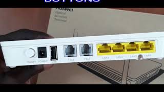 INTRO TO HUAWEI FTTH MODEM HG8245H [upl. by Orpheus]