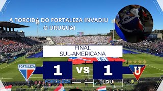 REAÇÃO TORCIDA FORTALEZA  FINAL SUL AMERICANA  Fortaleza x LDU 4K [upl. by Hayotal]