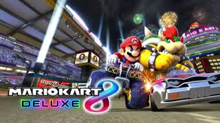 SNES Rainbow Road Final Lap  Mario Kart 8 Deluxe Music [upl. by Xirdnek]