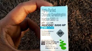 HUCOG 5000 HP LUPi HCG 5000Rx chorionic Gonadotrophin INJECTION [upl. by Armallas574]