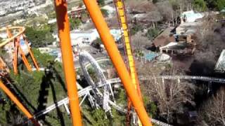 roller coaster CRAZY six flags LA [upl. by Alba]