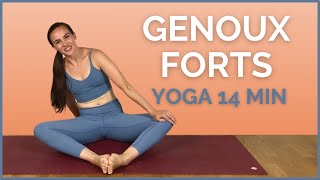 Adieu aux genoux douloureux  ✨ Yoga pour renforcer les genoux [upl. by Ruosnam]