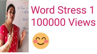 Word stress in English Part 1 [upl. by Cicenia519]