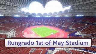 Minecraft  MEGABUILD  Rungrado 1st of May Stadium  DOWNLOAD Official [upl. by Slorac]