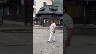 Chamonix town centreFrancetravel family mountains shortsholiday [upl. by Nnylarak548]