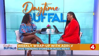 Daytime Buffalo Adri V talks trending entertainment topics Lauryn Hill Kendrick Lamar Angel Rees [upl. by Ardek112]