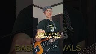 Bass intervals you should know bassguitar intervals musictheory beginnerbass bassist musician [upl. by Moises545]