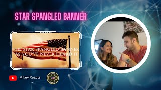 BRITISH COUPLE react to STAR SPANGLED BANNER as youve never heard it This is so AMAZING [upl. by Llemar]