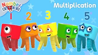 Times Tables  Multiplication for Kids Compilation  All Levels  Maths for Kids  Numberblocks [upl. by Taryn521]