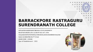 Barrackpore Rastraguru Surendranth College [upl. by Cherin600]