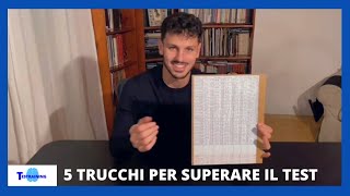 5 TRUCCHI inediti che mi hanno permesso di superare il test di fisioterapia e professioni sanitarie [upl. by Kristie]