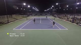 Playoff Finals  30 div  Nissan Titans vs Spin Doctors 11212024  Guam tennis [upl. by Eikin]