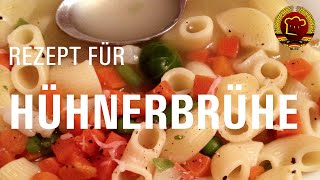 Omas DDR Rezept für Hühnerbrühe Nudelsuppe das bei jeder Erkältung hilft zum selber kochen [upl. by Ruthe]