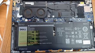 Dell xps 13 7390 disassembly battery m2 SSD upgrade [upl. by Gratia]