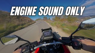 Honda XADV 750  Akrapovic Exhaust Sound RAW Onboard [upl. by Ennaul274]