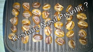 KESTANE NASIL PİŞİRİLİR Tost Makinasında Kestane Nasıl Pişirilir [upl. by Bigford]