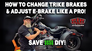 ⚡Change Your Trike Brakes Like A Pro Includes Adjusting E Brake⚡ [upl. by Jovia]