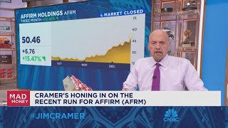 Im seeing pigish behavior with Affirms stock says Jim Cramer [upl. by Teri690]