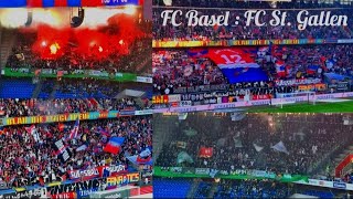 Stimmung FC Basel gegen St Gallen [upl. by Boot]