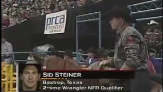 2002 NFR Sid Steiner Highlights [upl. by Akinirt]