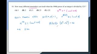 2024 AMC 10B Problem 18 AMC 12B Problem 14Eulers Theorem amp Eulers Totient Function [upl. by Halette]