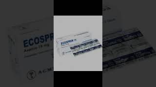 Ecosprin 75 Tablet Uses in hindi medical medicine doctor [upl. by Nylsaj197]