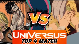 Eren Attack Titan Death VS Ryukyu Life  UniVersus Gameplay [upl. by Karie162]