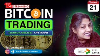 21 Oct Crypto Trading  Bitcoin Live Trading  Ethererum Trading  live bitcoinlivetrading btcLive [upl. by Mighell]