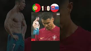 portugal 🆚slovakia \32 highlights shorts football youtubeshorts cr7 ronaldo viralshorts [upl. by Akihsat]