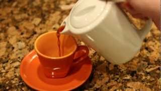 Caffe Porcellana Stovetop Espresso Maker from ThinkGeek [upl. by Onia]