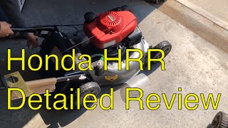 HONDA Lawn MOWER HRR216 UNBOXING and 1st STARTUP [upl. by Chisholm]