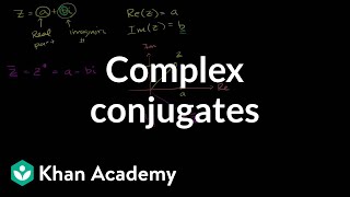 Complex conjugates  Imaginary and complex numbers  Precalculus  Khan Academy [upl. by Teteak]