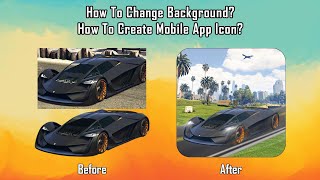 How to create Icons for Mobile Applications in Photoshop  How to change the Background In Detail [upl. by Flan]