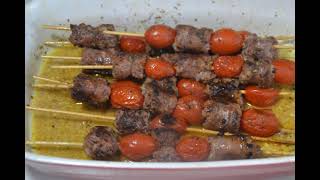 Brochettes saucisses à la plancha [upl. by Enelie]