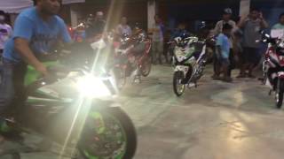 Kawasaki ZX10R 1000CC Burn Out Balamban Cebu Philippines Motor Show [upl. by Lorne]