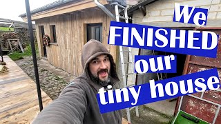 Amazing Achievement tiny house project is now COMPLETE [upl. by Penthea5]