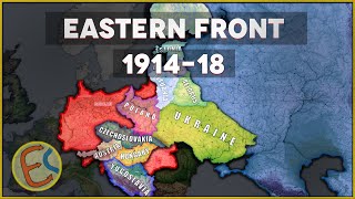 Eastern front WWI animated  overview [upl. by Ecidnacal394]