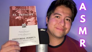 ASMR Soft Spoken leyendo EL PRÍNCIPE de MAQUIAVELO🤴🏻 [upl. by Wolfgang]