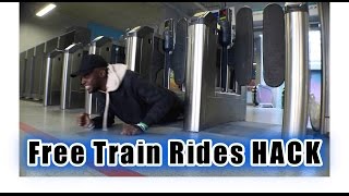 London Hacks  Free Train Ride  pt 1 [upl. by Ynaffet]