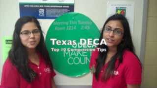 Texas DECA Top 10 Tips For Competition [upl. by Killian389]