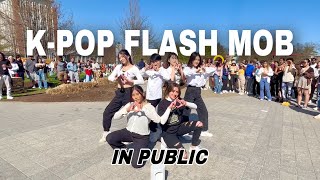 KPOP FLASH MOB IN PUBLIC TXT  STAYC  ENHYPEN  NCT x AESPA  SPRING FLING [upl. by Beaumont]