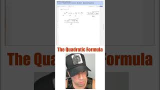 The Quadratic Formula [upl. by Rosane]