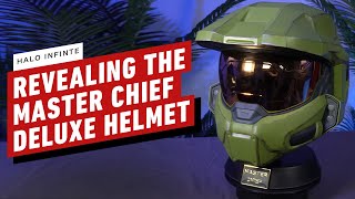 Halo Infinite Unboxing the Deluxe Master Chief Helmet [upl. by Nitaf]