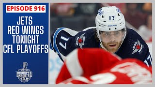 Winnipeg Jets at Detroit Red Wings tonight countdown to the CFL Playoffs [upl. by Octavla]