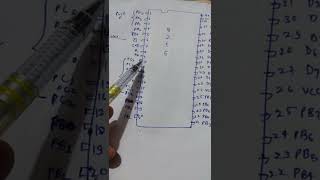 Simple trick to learn in 2min 8255 pin diagram microprocessor pindiagram [upl. by Aseena]