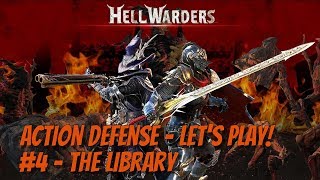 Hell Warders Tower Defense  Lets Play 4 The Library [upl. by Thurmond504]