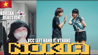 🇻🇳🇰🇷🔥Korean Hiphop Junkie react to NOKIA ノキア  VCC LEFT HAND ft VTHANG VNENG SUB [upl. by Dragone48]